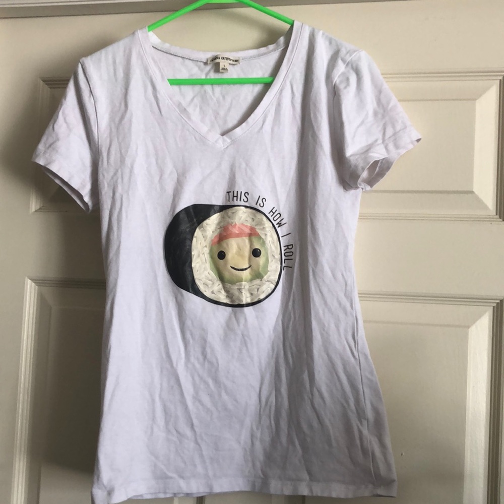Sushi roll tee NWOT